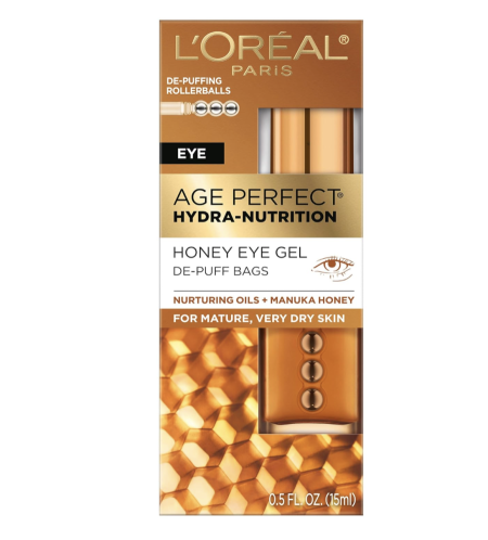 L'Oreal Paris Skincare Age Perfect Hydra Nutrition Eye Gel with Manuka Honey and Nurturing Oils